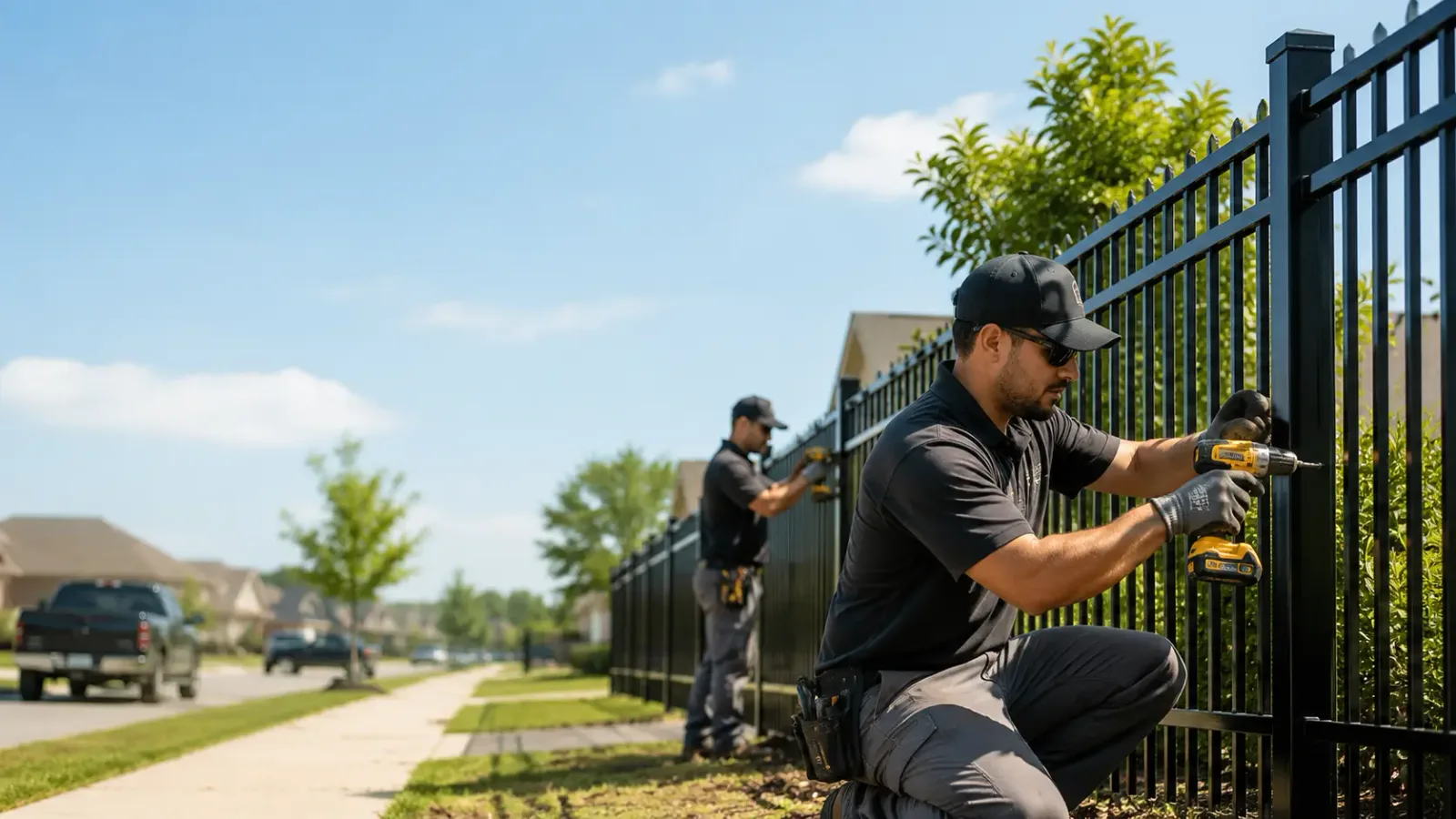 Metal Fence Installation in Belleville, WI